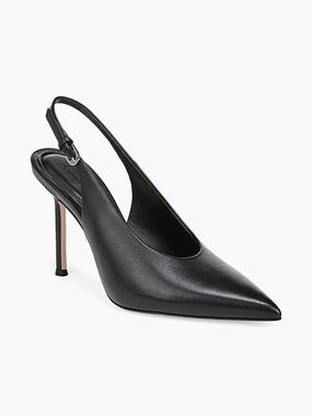 Favorite Daughter Remy 95 Leather Slingback Pumps Black Size 10 NWOT